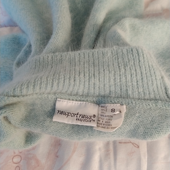 Soft Wool Pastel Mock Neck Sweater - Picture 4 of 5